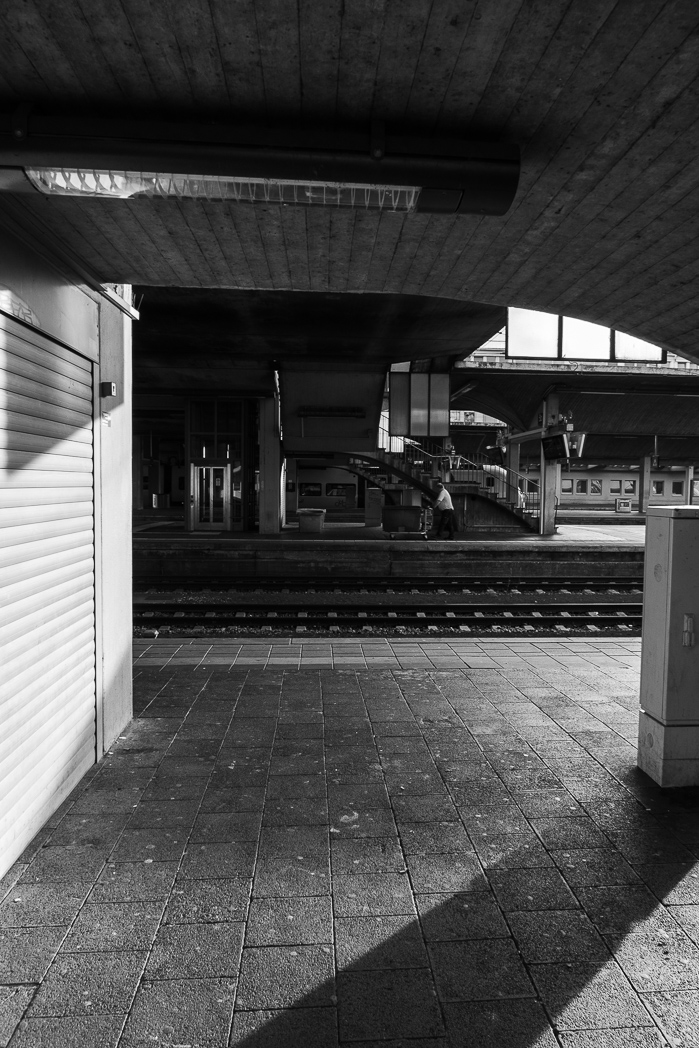 Bahnhof am morgen